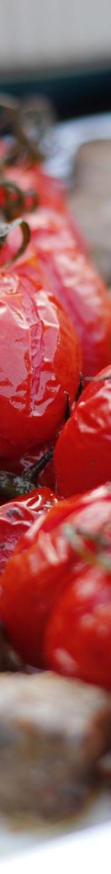 Charred Lamb Kebabs with Roasted Tomatoes