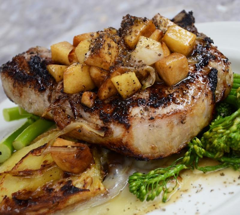 Charred Lemongrass Pork Chops