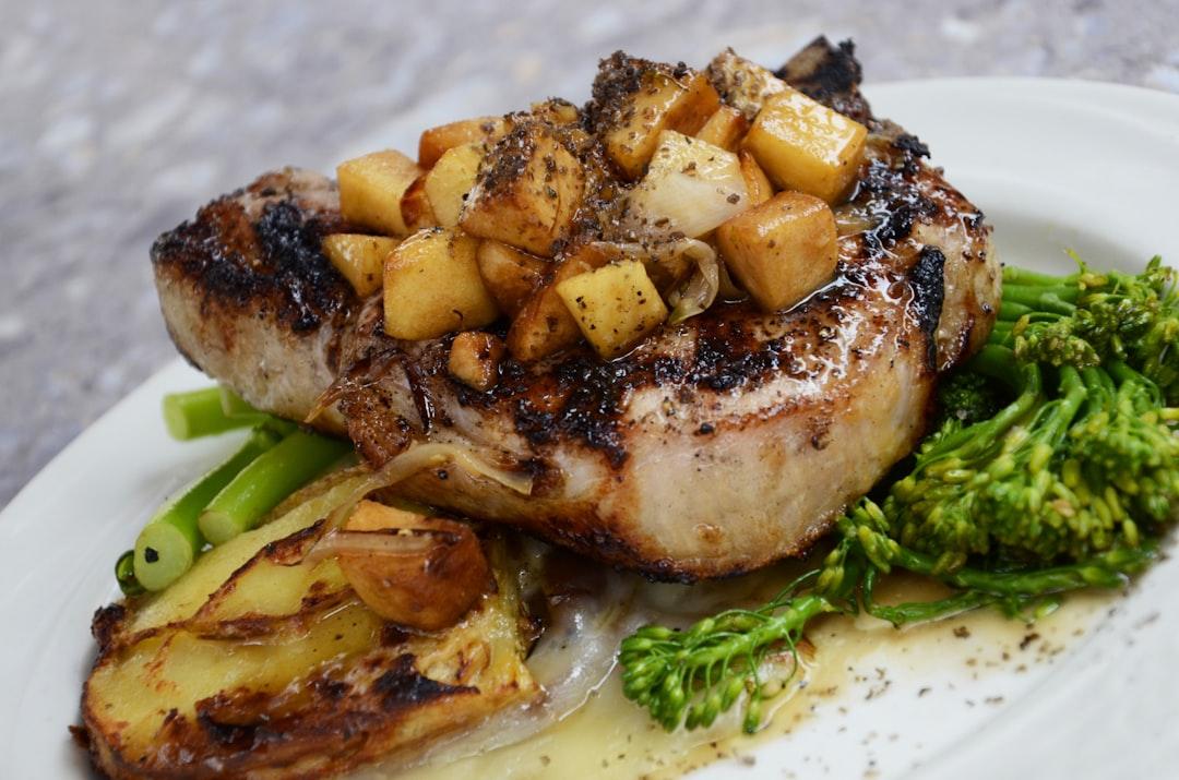 Charred Lemongrass Pork Chops