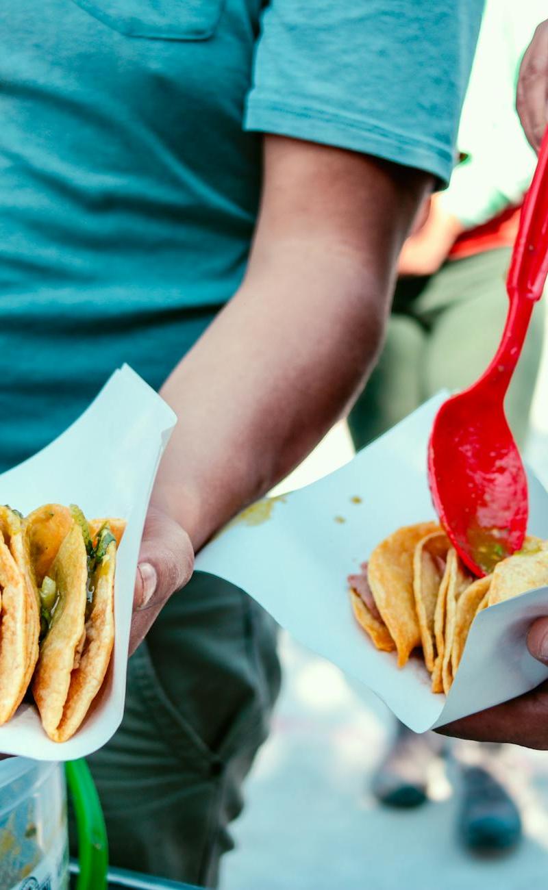 Charred Marlin Tacos with Crispy Slaw