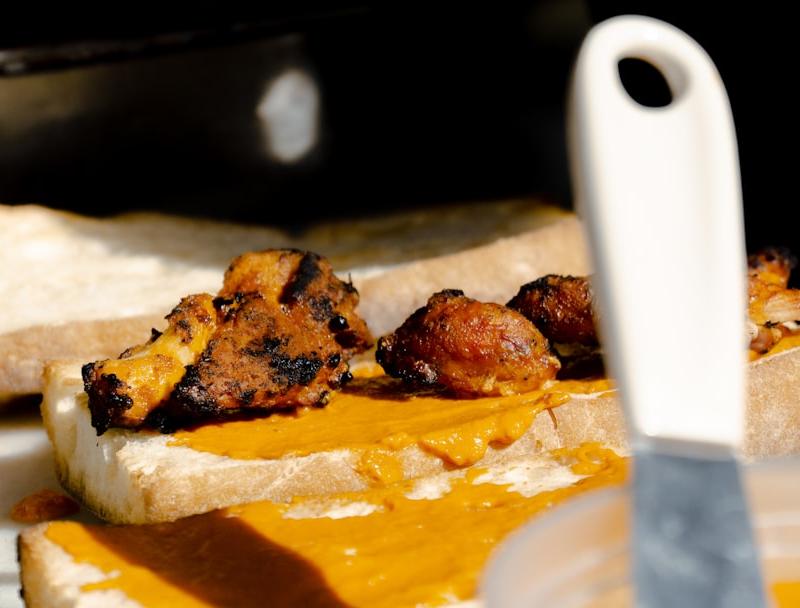 Charred Merguez & Harissa Sandwich