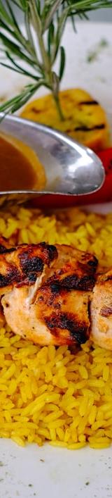 Charred Middle Eastern Chicken Skewers