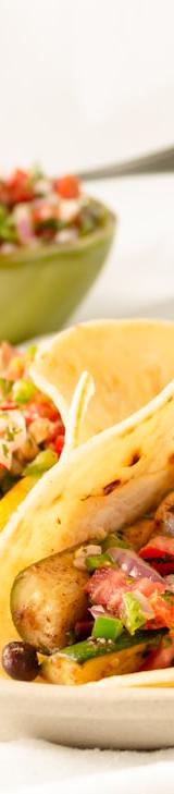Charred Nopales Tacos with Lime Crema