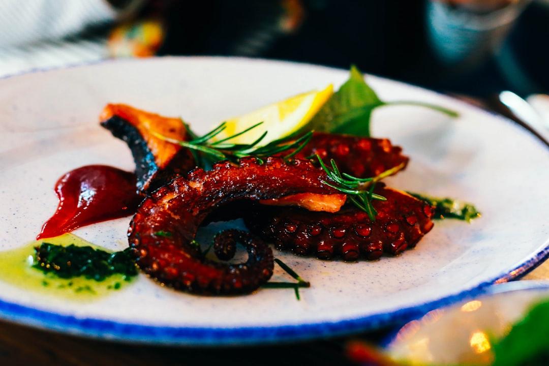 Charred Octopus with Chimichurri & Lemon