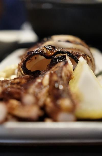 Charred Octopus with Lemon & Garlic