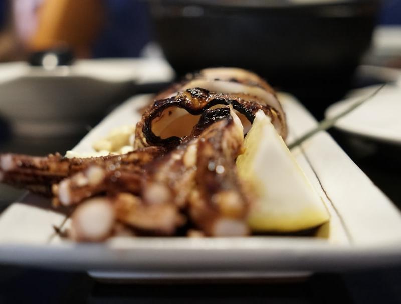 Charred Octopus with Lemon & Garlic