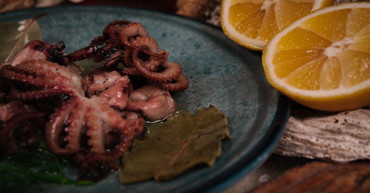 Charred Octopus Tentacles with Lemon