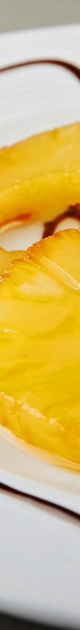 Charred Pineapple with Hot Honey