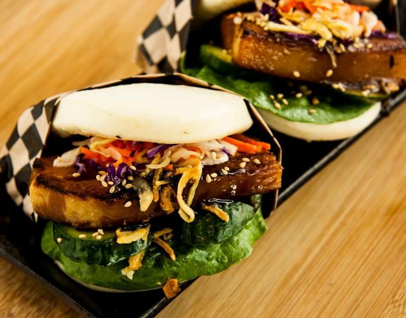 Charred Sesame Pork Pepper Buns