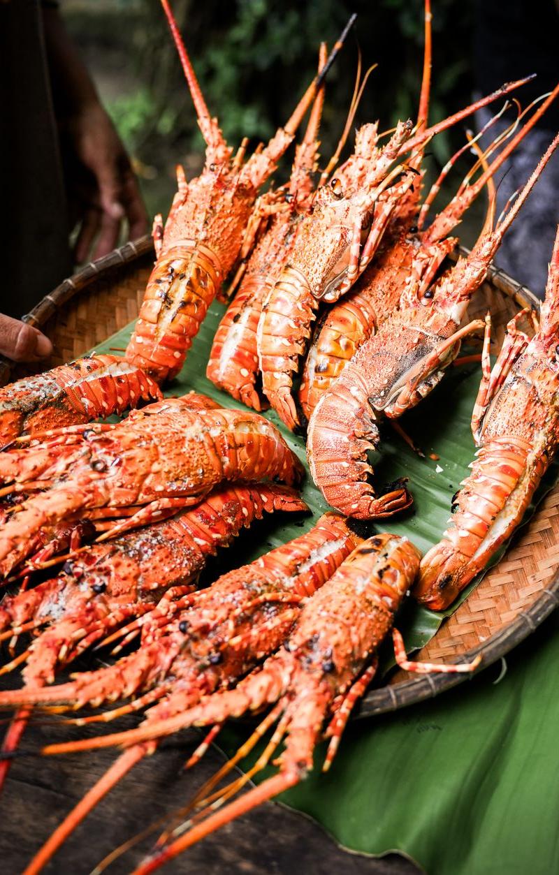 Charred Shrimp with Lemongrass Butter