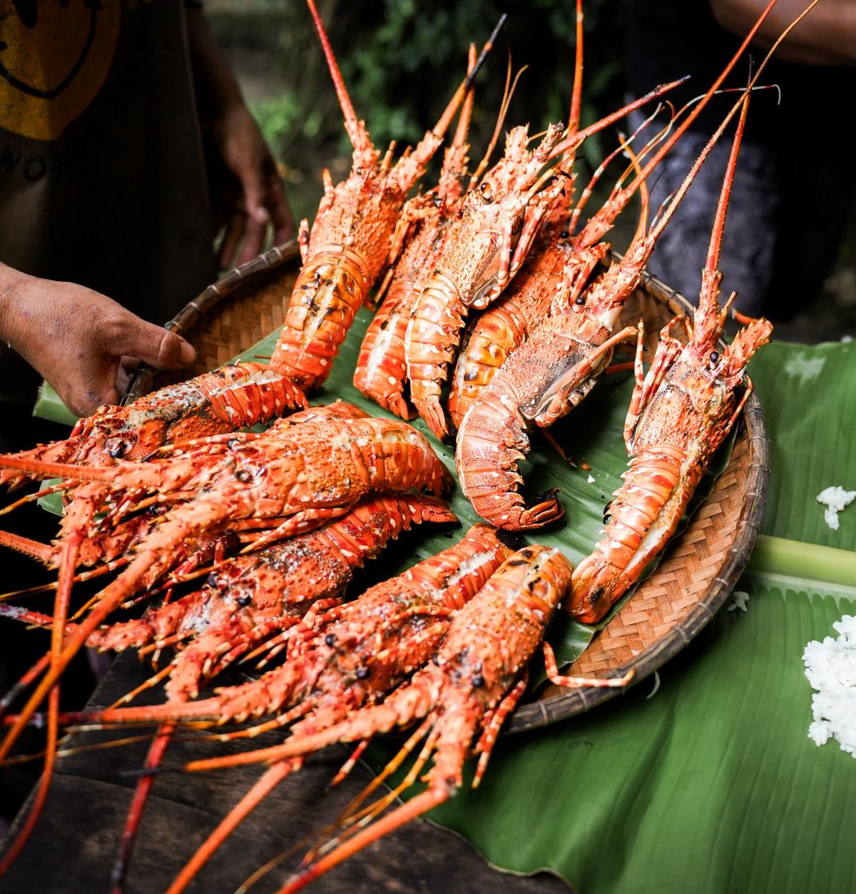 Charred Shrimp with Lemongrass Butter