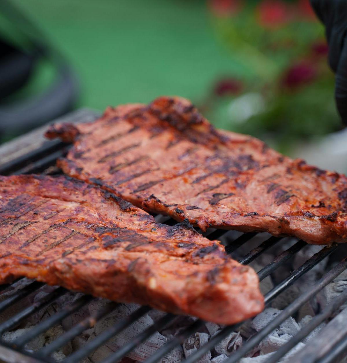 Charred Skirt Steak with Lime & Cilantro