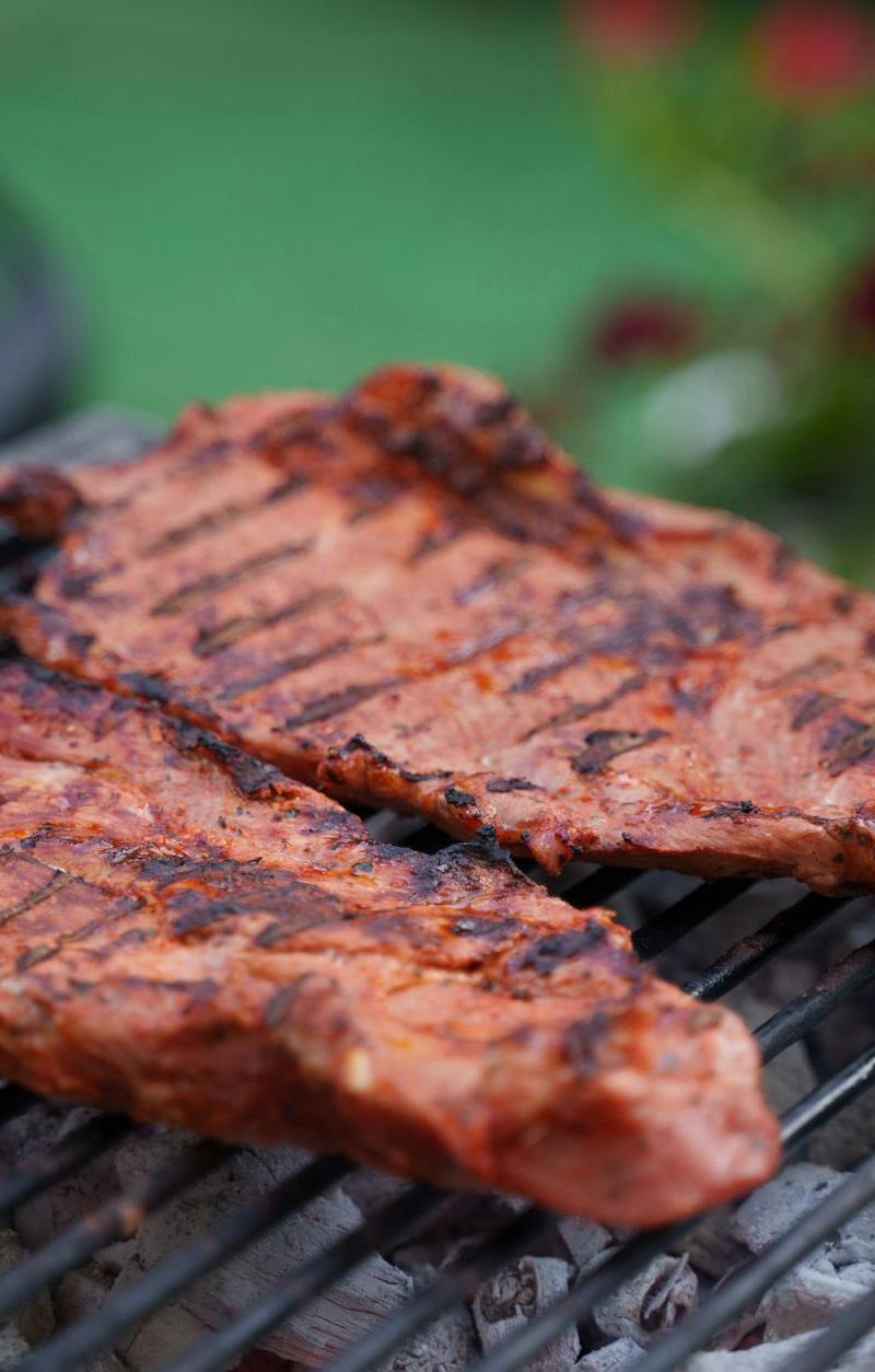 Charred Skirt Steak with Lime & Cilantro