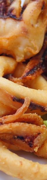 Charred Squid with Garlic & Lemon