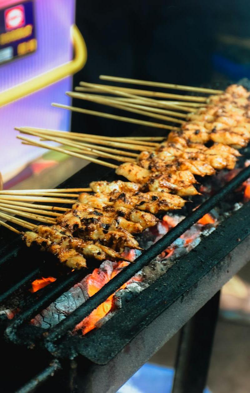 Charred Yogurt Lamb Satay