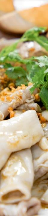 Chee Cheong Fun with Eggs & Tofu