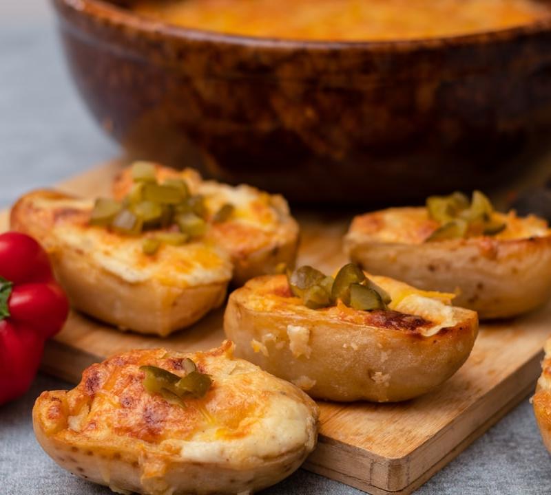 Cheesy Bean Molletes