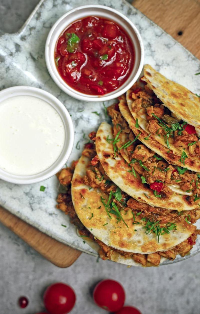 Cheesy Bean & Pepper Tortilla Roll-Ups