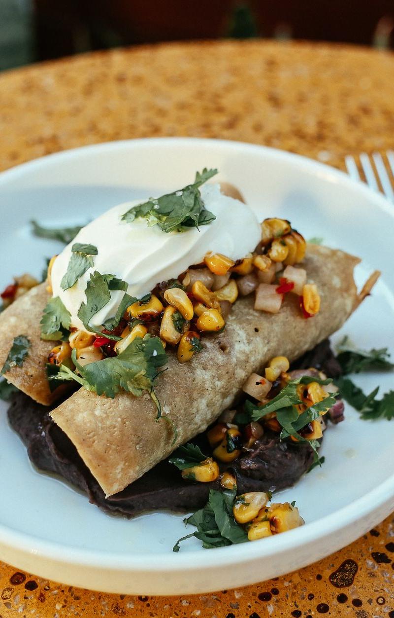 Cheesy Black Bean Tortilla Roll-Ups