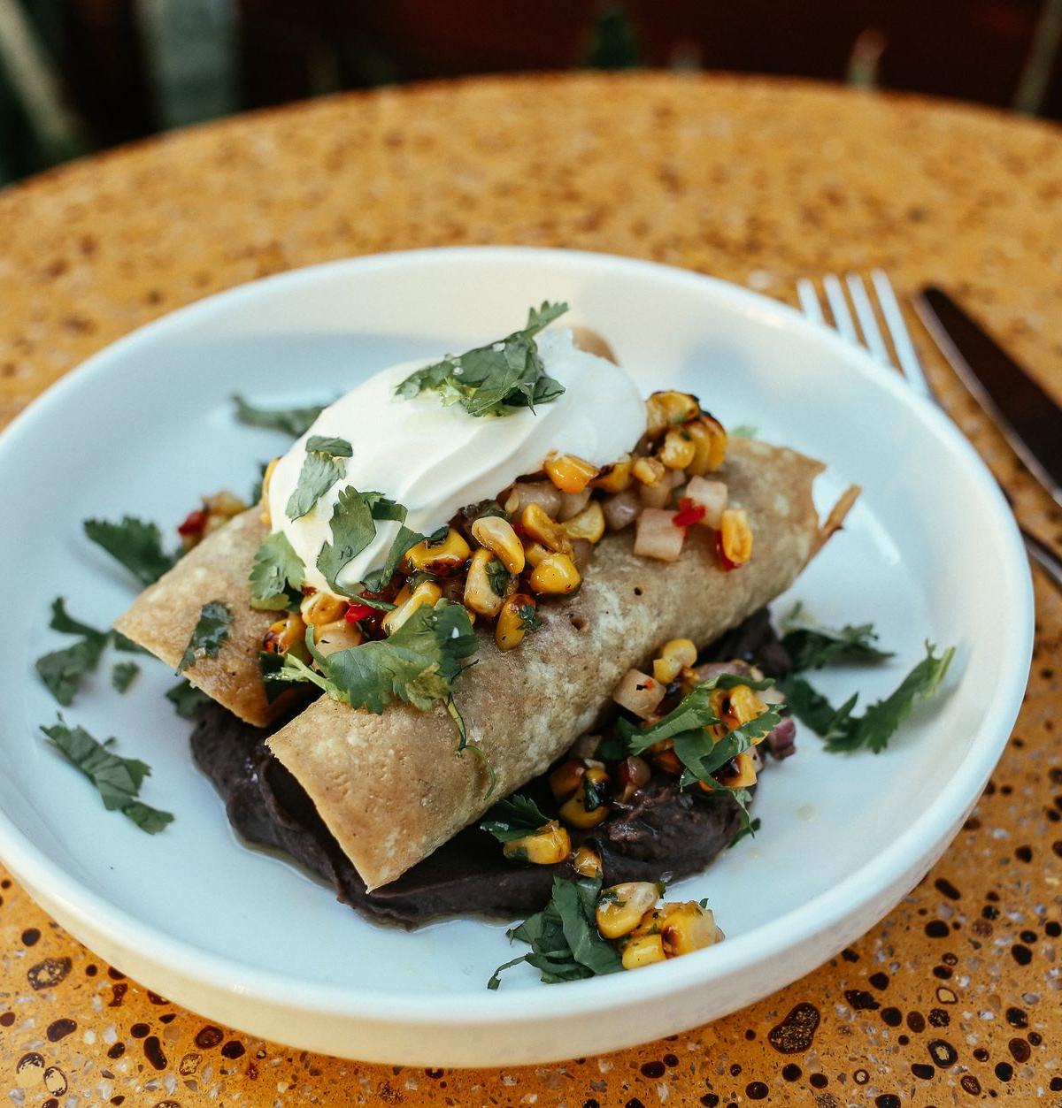Cheesy Black Bean Tortilla Roll-Ups