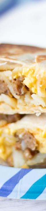 Cheesy Breakfast Quesadilla