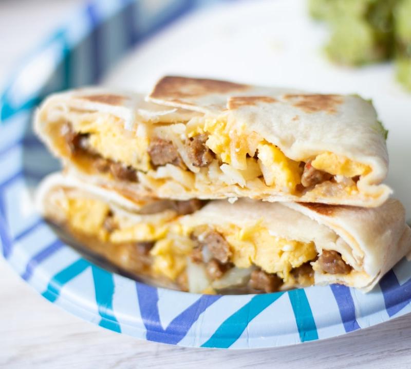 Cheesy Breakfast Quesadilla