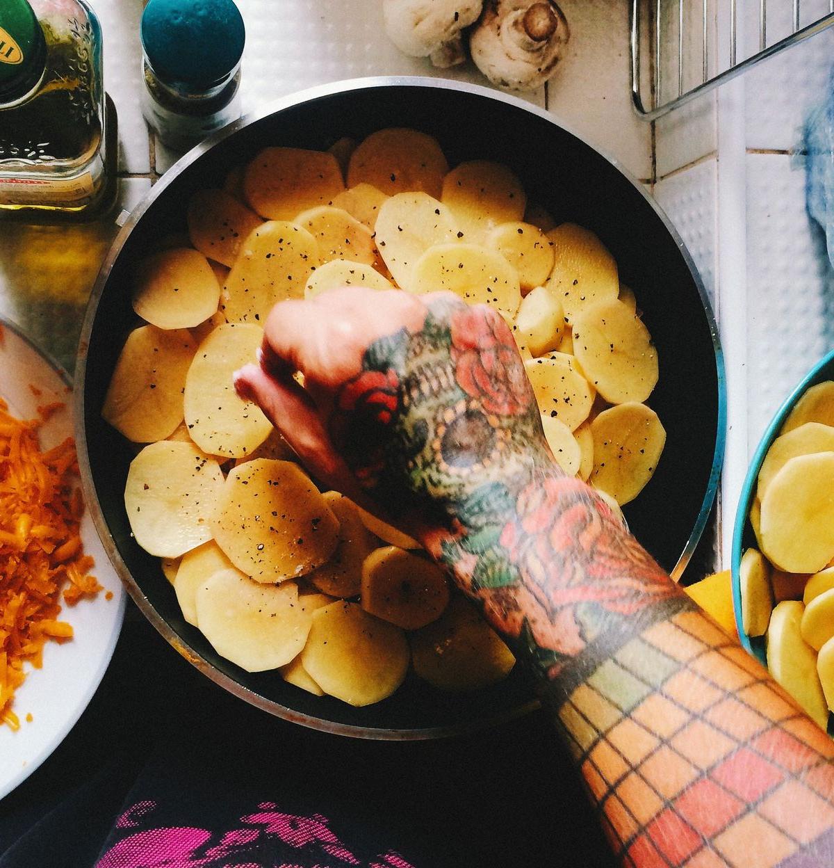 25-Min Cheesy Potato Gratin