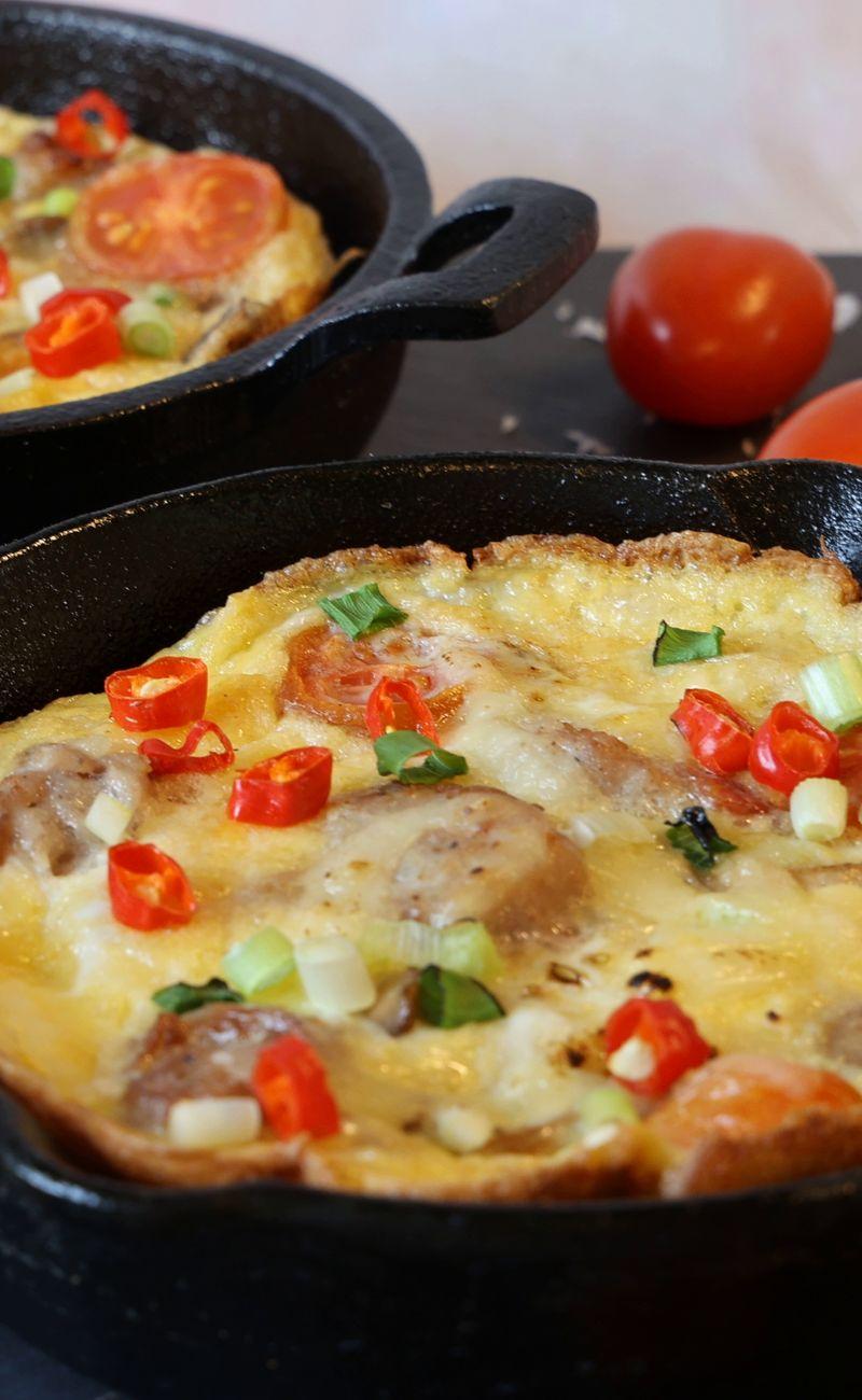 Cheesy Spinach Frittata