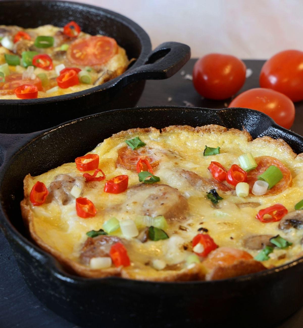 Cheesy Spinach Frittata