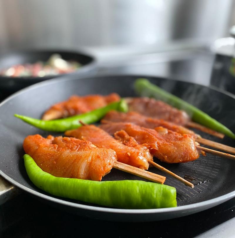 Chermoula Fish Skewers