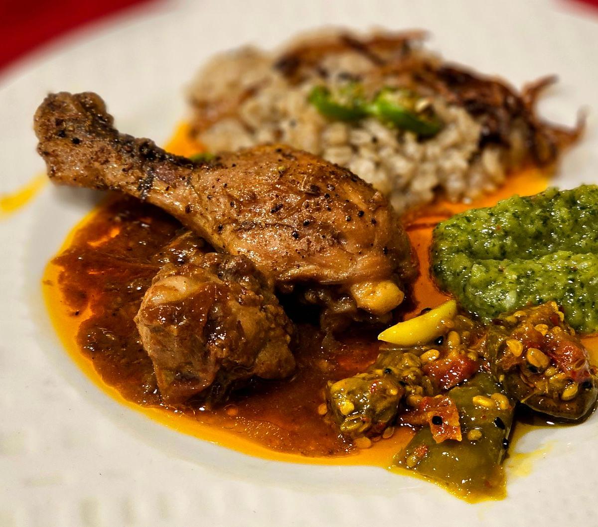 20-Min Chettinad Chicken Skillet