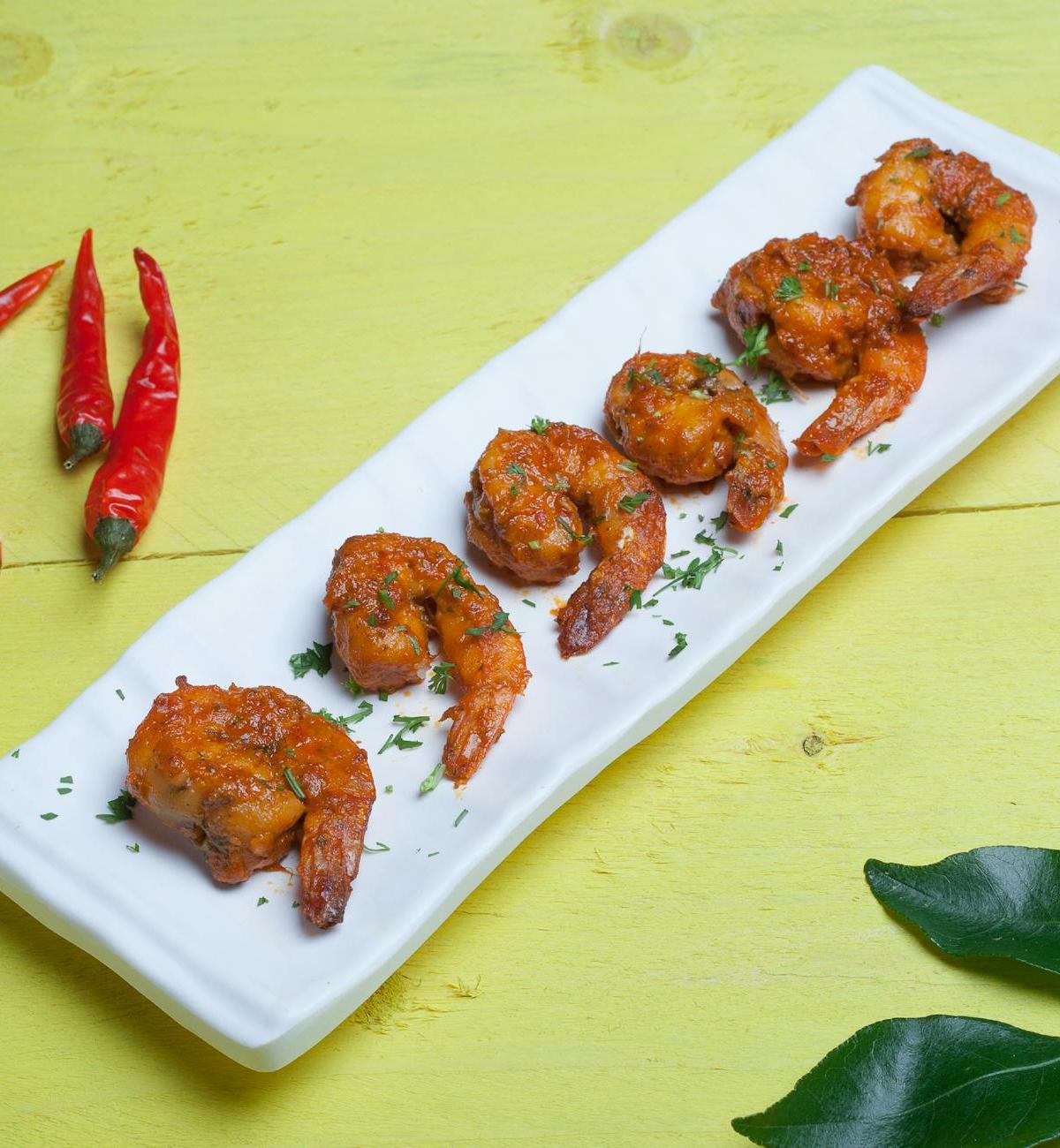 15-Min Chettinad Prawn Masala