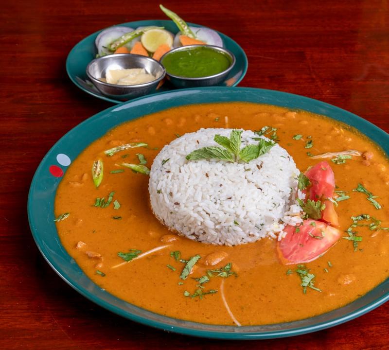 Chholar Dal with Coconut & Jeera Rice