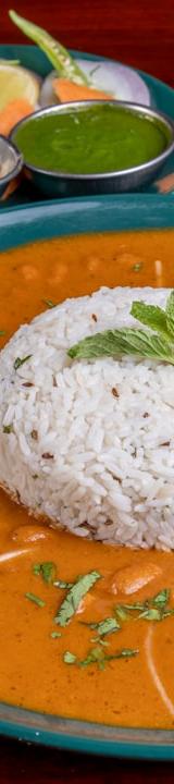 Chholar Dal with Coconut & Jeera Rice
