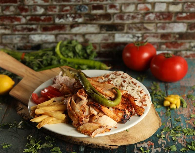 20-Min Chicken Doner with All the Sides