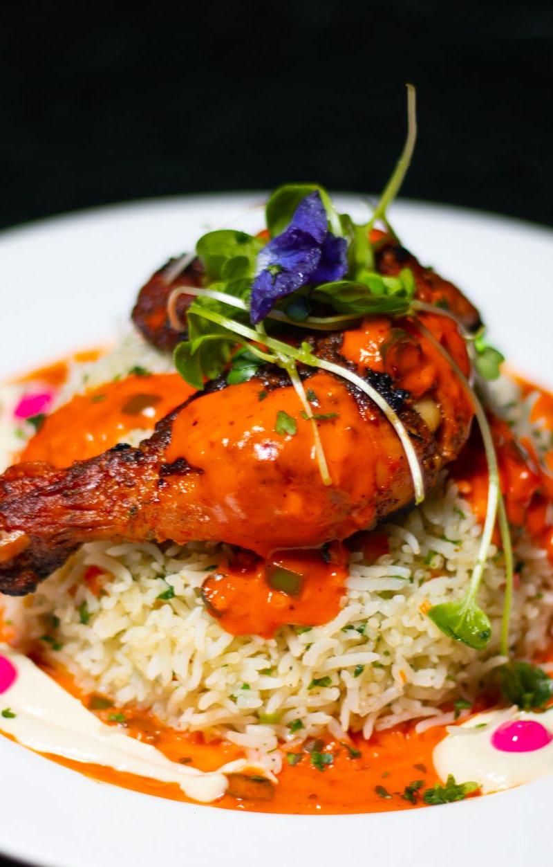 20-Min Chicken Ouzi with Spiced Rice