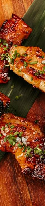 Chicken Yakitori with Scallions