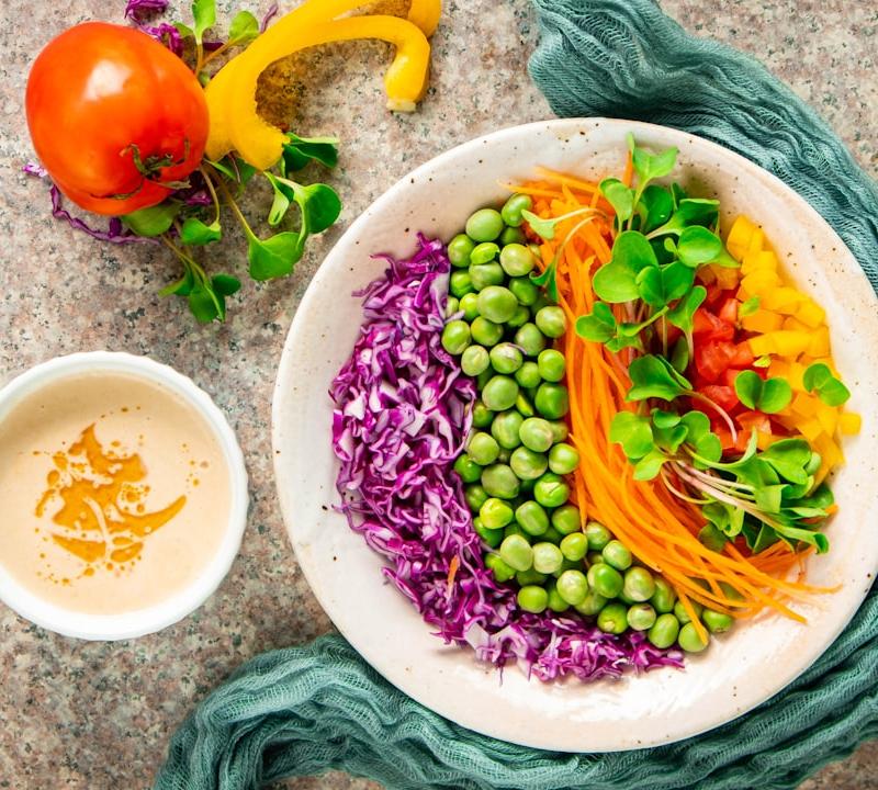 Chickpea Buddha Bowl with Tahini Drizzle