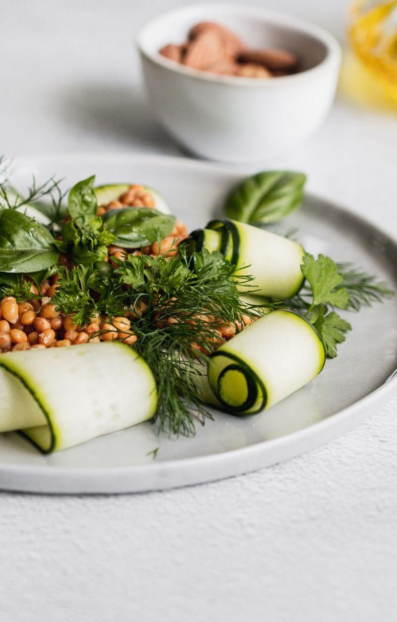 Chickpea Salad with Lemon & Herbs