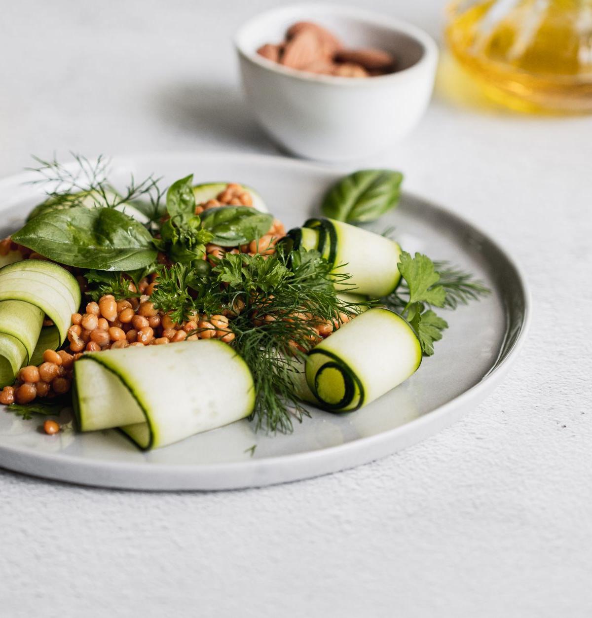 Chickpea Salad with Lemon & Herbs