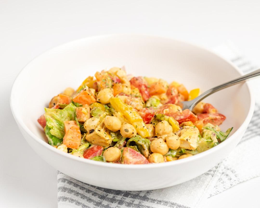 Chickpea Salad with Lemon Dressing