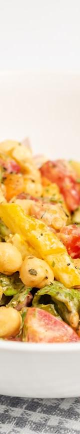 Chickpea Salad with Lemon Dressing