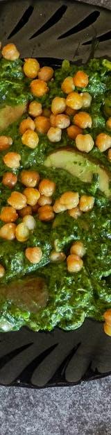 Chickpea Spinach Breakfast Scramble