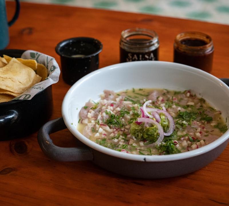 Chilaquiles con Cecina
