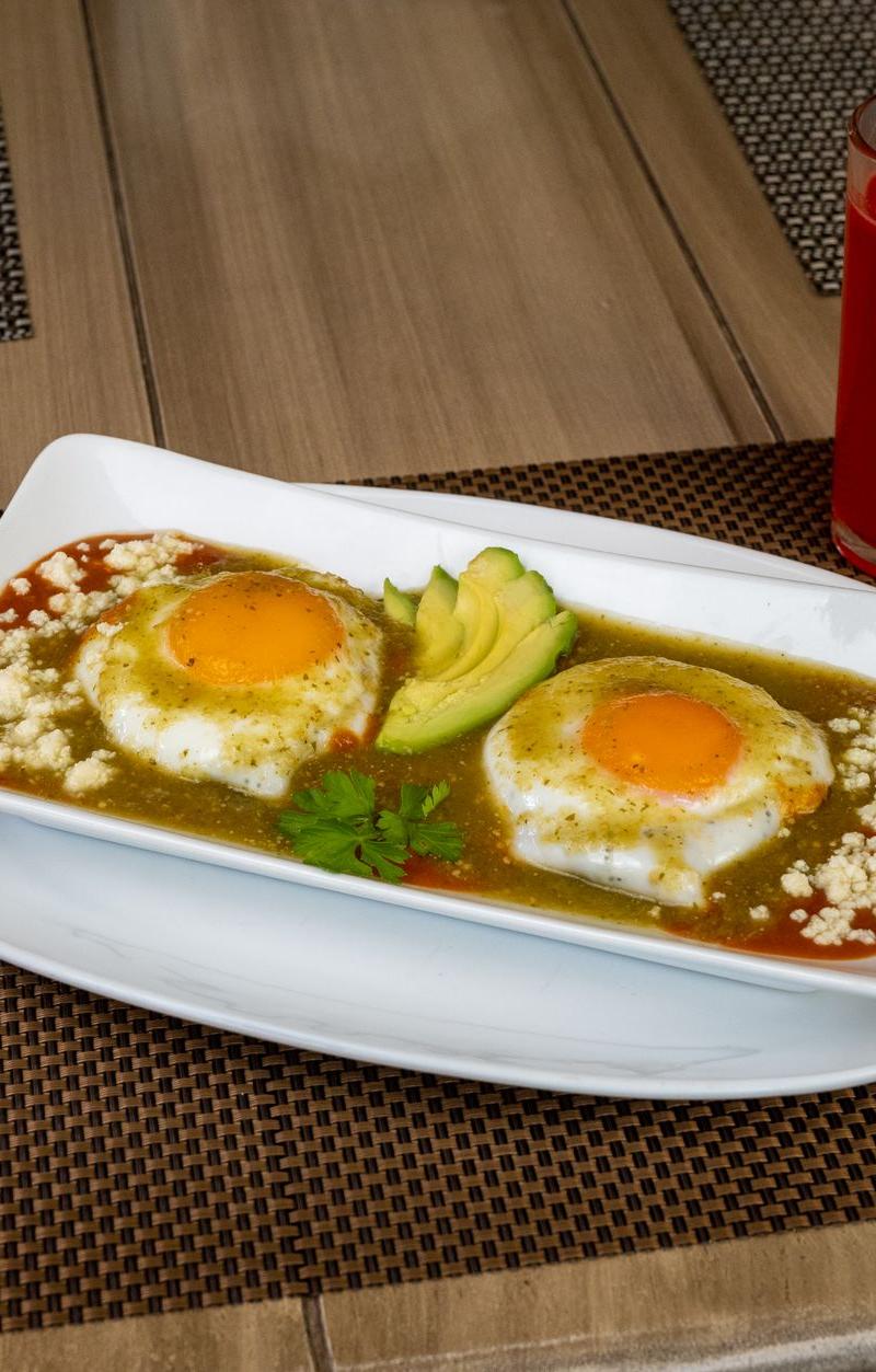 Crispy Chilaquiles Verdes with Fried Eggs