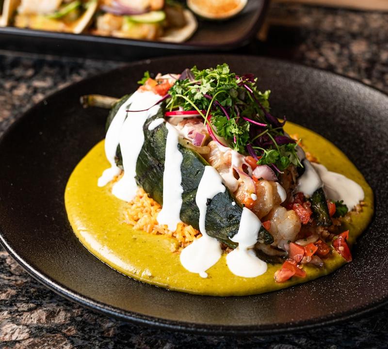 Chiles Capones (Stuffed Poblano Peppers)