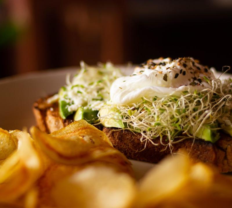 Chili Crisp Avocado Toast with Everything