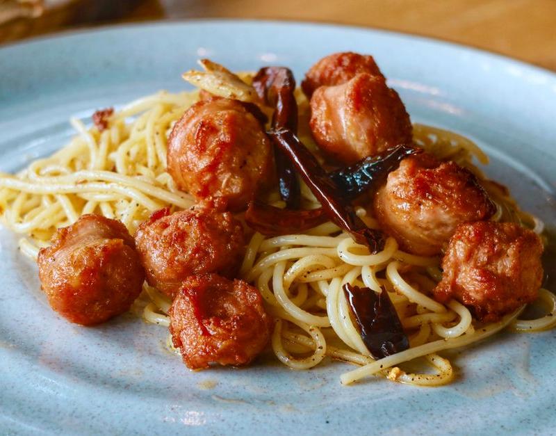 Chili Crisp Gochujang Pasta