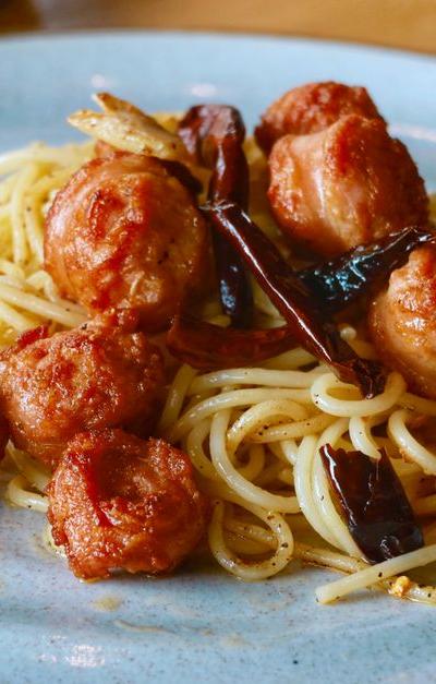 Chili Crisp Gochujang Pasta