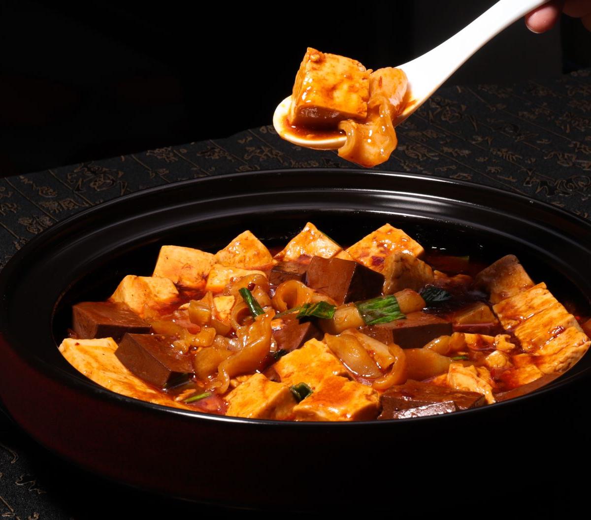 Chili Crisp Mapo Tofu with Mushrooms
